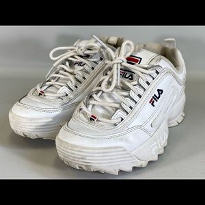 Fila Disruptor II White Shoes Women's Size 6